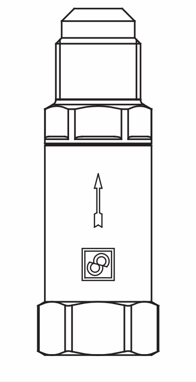 儲油器壓力閥3150/X02,SAE喇叭口直螺紋接頭