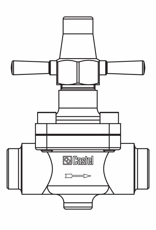 截止閥6512/11,焊接接頭